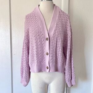 A New Day Cropped Cardigan ~ sz Medium